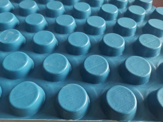 Rechthoekige waterdichte HDPE drainage board Dimple Membrane Drain Mat voor groen dak 3