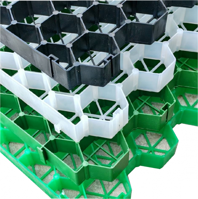 HDPE-grasrooster van kunststof voor de oprit van auto's Paving Reinforcement Planting Grass Paver Grid 5