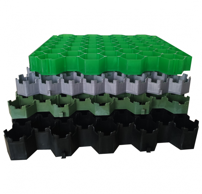 Moderne ontwerp Parkeerplaats honingraat Gravel Stabilisator Grass Grid voor oprit Paving 0